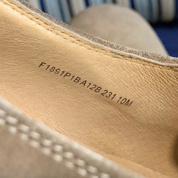 John Varvatos Dress Shoes Suede Cap Toe 10M - Picture 5 of 13